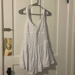White boutique romper